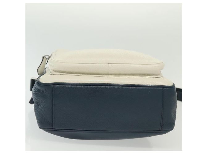 Borsa a Spalla PRADA in Pelle Bianca Blu Argento Autentica bs29256 Bianco - vista 5
