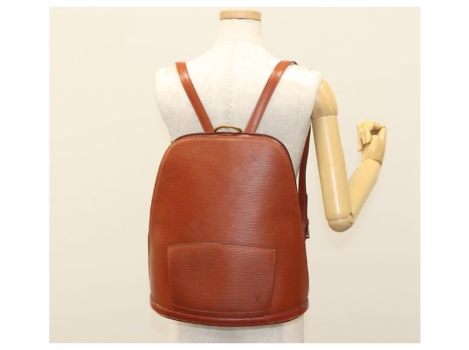 LOUIS VUITTON Borsa a Spalla Epi Coblanc Marrone M52293 LV Auth BA4973 - vista 21
