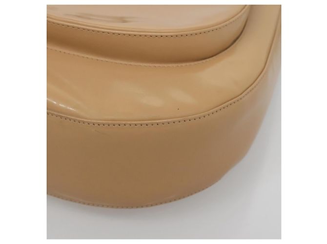 Borsa a Spalla Salvatore Ferragamo Smalto Beige Argento Auth bs29120 - vista 10