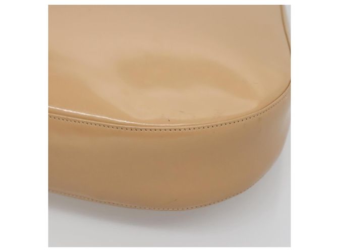 Borsa a Spalla Salvatore Ferragamo Smalto Beige Argento Auth bs29120 - vista 12
