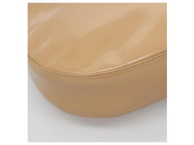 Borsa a Spalla Salvatore Ferragamo Smalto Beige Argento Auth bs29120 - vista 13