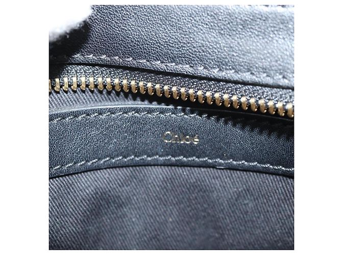 Chloé Chloe Little Alice Handtasche aus Leder 2 in 1 Weiß Gold Auth BA5358V - Ansicht 18