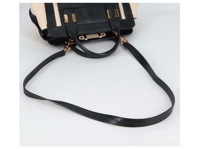 Chloé Chloe Little Alice Handtasche aus Leder 2 in 1 Weiß Gold Auth BA5358V - Ansicht 9