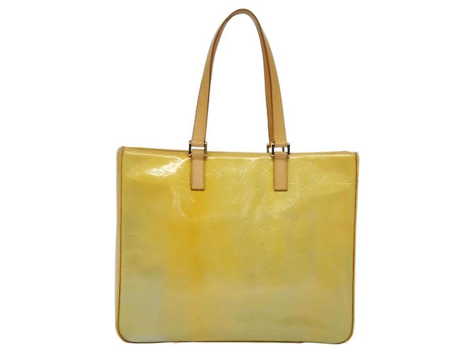 LOUIS VUITTON Monogram Vernis Columbus Tote Bag Grau M91028 LV Auth BA5329 - Ansicht 2