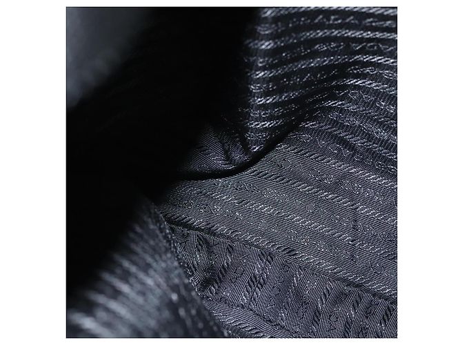 Borsa a Spalla PRADA Nylon Nero Argento Autentica yk19379 - vista 10
