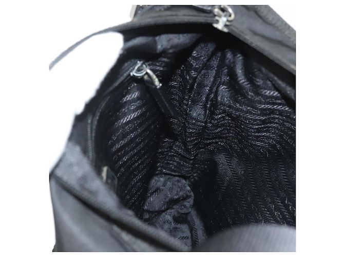 Borsa a Spalla PRADA Nylon Nero Argento Autentica yk19379 - vista 20