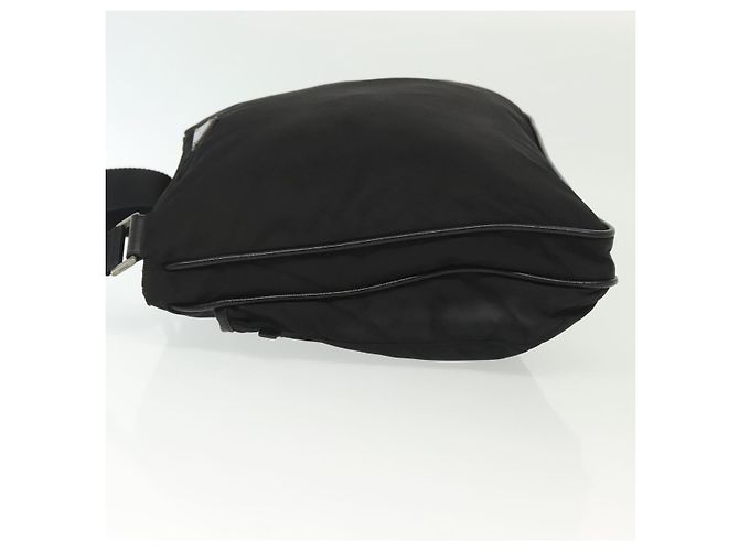 Borsa a Spalla PRADA Nylon Nero Argento Autentica yk19379 - vista 4