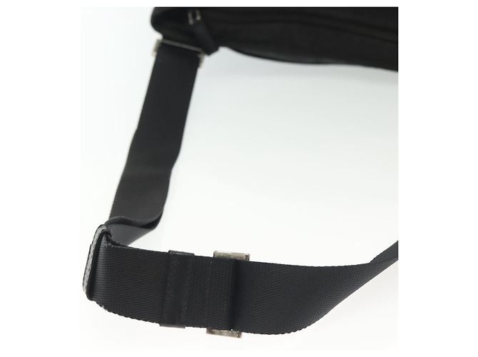 Borsa a Spalla PRADA Nylon Nero Argento Autentica yk19379 - vista 7