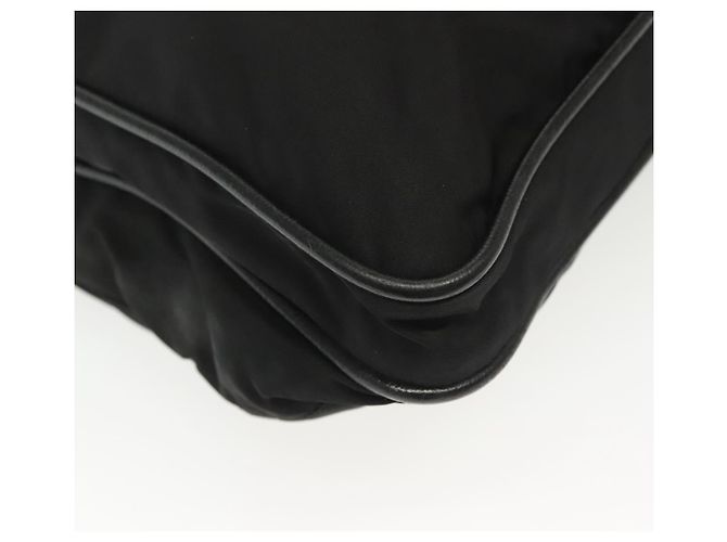 Borsa a Spalla PRADA Nylon Nero Argento Autentica yk19379 - vista 8