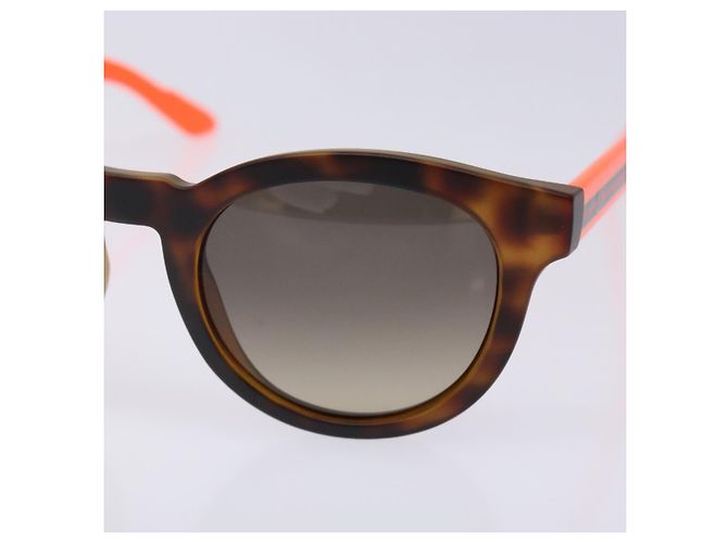 Gafas de sol GUCCI de plástico naranja Auth yk19462 - vista 7