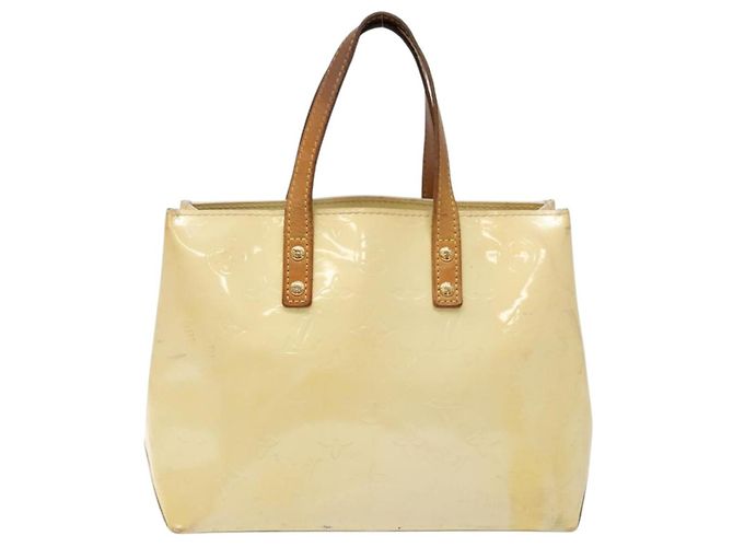 LOUIS VUITTON Borsa a Mano Monogram Vernis Reade PM Perle M91336 LV Auth BA5208 - vista 13