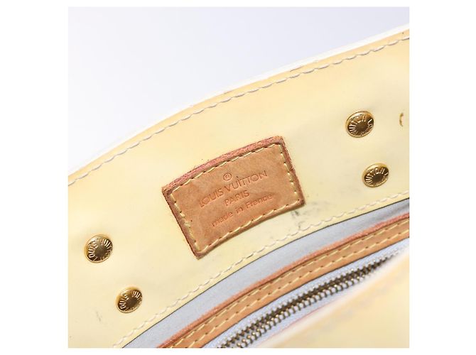 LOUIS VUITTON Borsa a Mano Monogram Vernis Reade PM Perle M91336 LV Auth BA5208 - vista 19