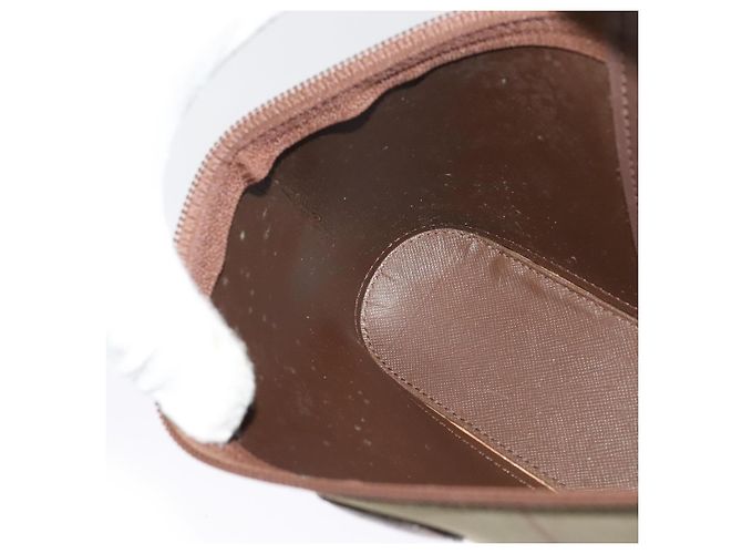 Autre Marque Borsa a spalla Burberrys Nova Check in tela beige oro Auth ep10865 D'oro - vista 18