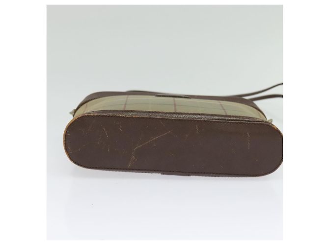Autre Marque Borsa a spalla Burberrys Nova Check in tela beige oro Auth ep10865 D'oro - vista 5