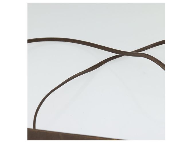 Autre Marque Borsa a spalla Burberrys Nova Check in tela beige oro Auth ep10865 D'oro - vista 8