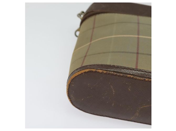 Autre Marque Borsa a spalla Burberrys Nova Check in tela beige oro Auth ep10865 D'oro - vista 9