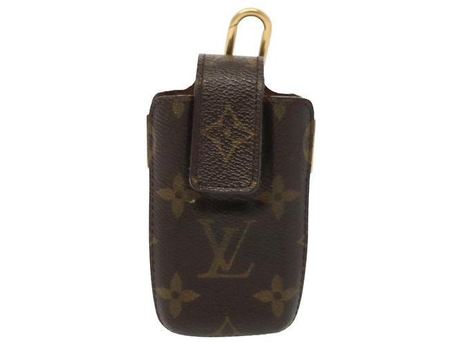 LOUIS VUITTON Monogram Porta Telefono Internazionale Cell M63064 LV Auth BA5365 Monogramma - vista 13