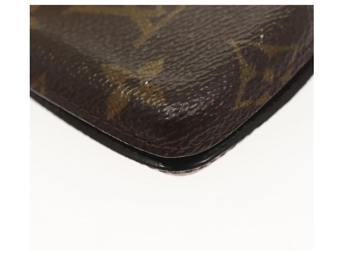 LOUIS VUITTON Monogram Porta Telefono Internazionale Cell M63064 LV Auth BA5365 Monogramma - vista 15