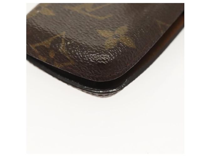 LOUIS VUITTON Monogram Porta Telefono Internazionale Cell M63064 LV Auth BA5365 Monogramma - vista 16