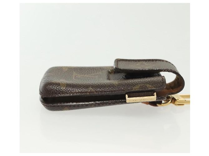 LOUIS VUITTON Monogram Porta Telefono Internazionale Cell M63064 LV Auth BA5365 Monogramma - vista 4