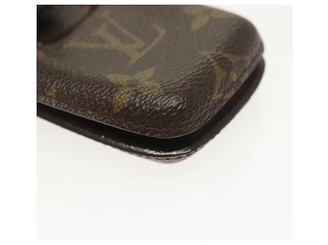 LOUIS VUITTON Monogram Porta Telefono Internazionale Cell M63064 LV Auth BA5365 Monogramma - vista 8
