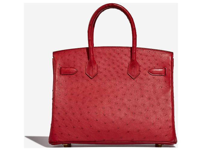 Hermès Borsa HERMES Birkin 30 in Pelle Esotica Rossa - 102894 Rosso - vista 3