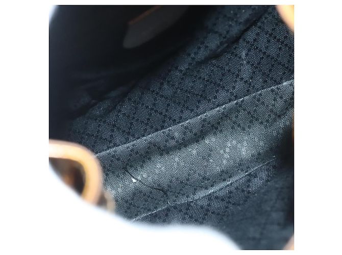 Bamboo Zaino Vintage in Bambù Gucci Mini in Vernice D'oro - vista 5