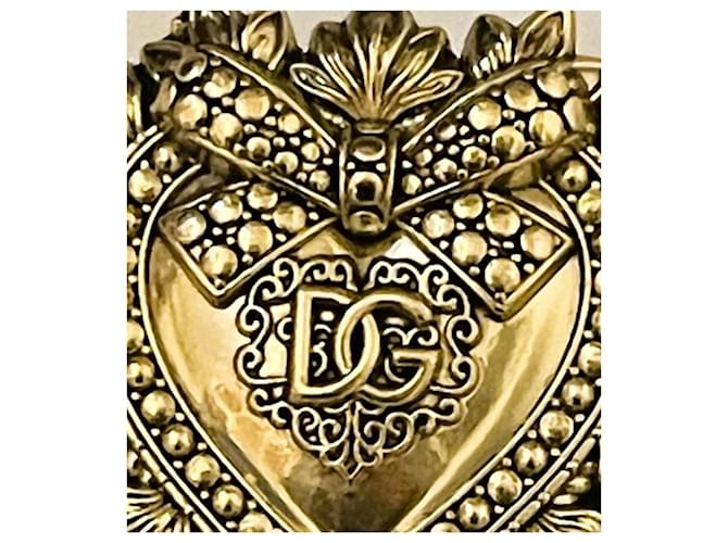 Meravigliosa spilla DOLCE & GABBANA dorata della Collezione “Devotion” D'oro - vista 3