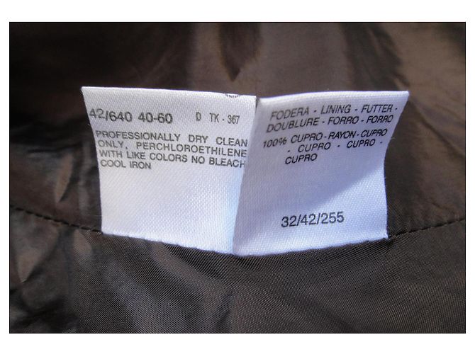 Giacca Max Mara marrone in lana e seta - vista 5