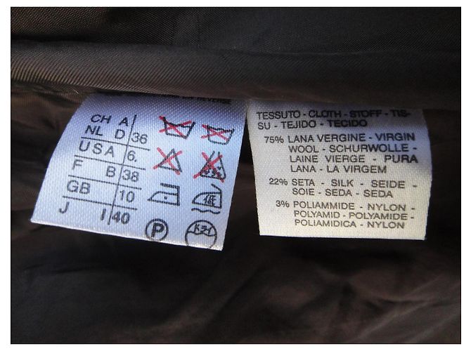 Giacca Max Mara marrone in lana e seta - vista 6