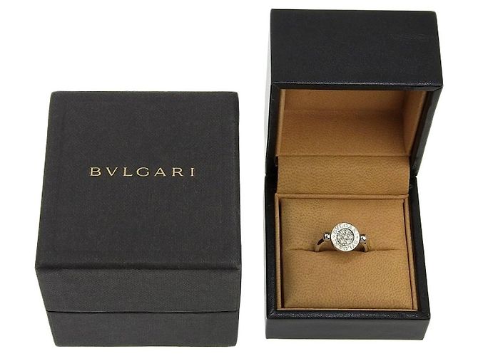Bulgari Anello Flip Bvlgari Bvlgari Bvlgari in oro bianco 18K con diamanti e onice Argento - vista 5
