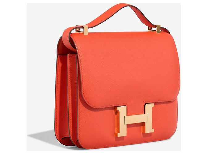 Hermès Borsa HERMES Constance in Pelle Rossa - 102885 Rosso - vista 4