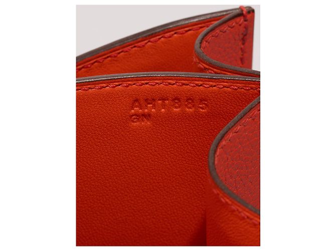 Hermès Borsa HERMES Constance in Pelle Rossa - 102885 Rosso - vista 7