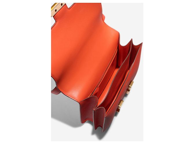 Hermès Borsa HERMES Constance in Pelle Rossa - 102885 Rosso - vista 8