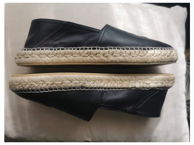 Espadrillas Kenzo Slip On in pelle nera Nero - vista 8