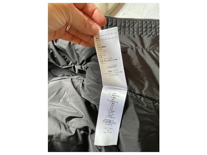 Dior Giacca Bomber Cannage Nera in Pelle e Poliammide Nero - vista 11