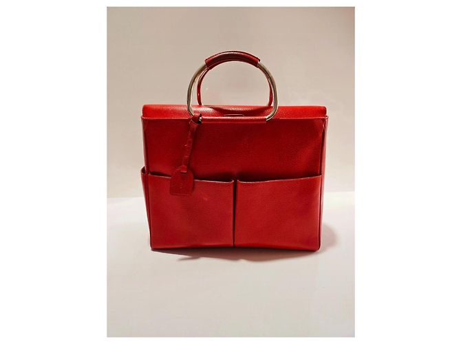 Borsa tote Gucci in pelle rossa Rosso - vista 2