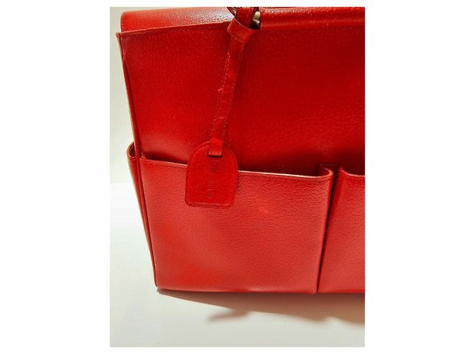 Borsa tote Gucci in pelle rossa Rosso - vista 3