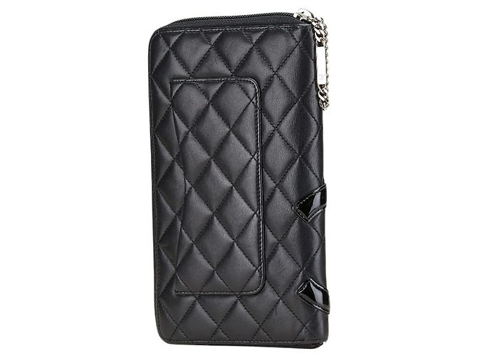 Monedero Chanel Cambon Line Negro - vista 2