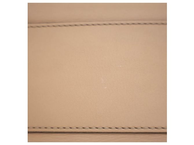 Fendi Beige Medium Leather Peekaboo Iconic Satchel - vista 6