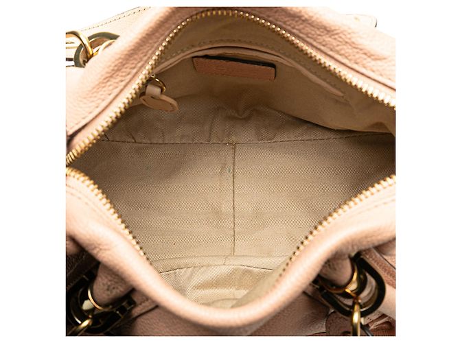 Chloé Kleine rosa Leder Paraty Tasche Pink - Ansicht 4