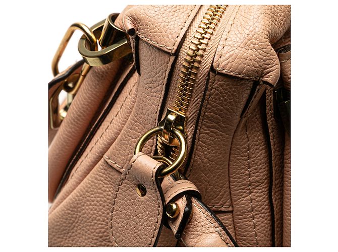 Chloé Kleine rosa Leder Paraty Tasche Pink - Ansicht 7