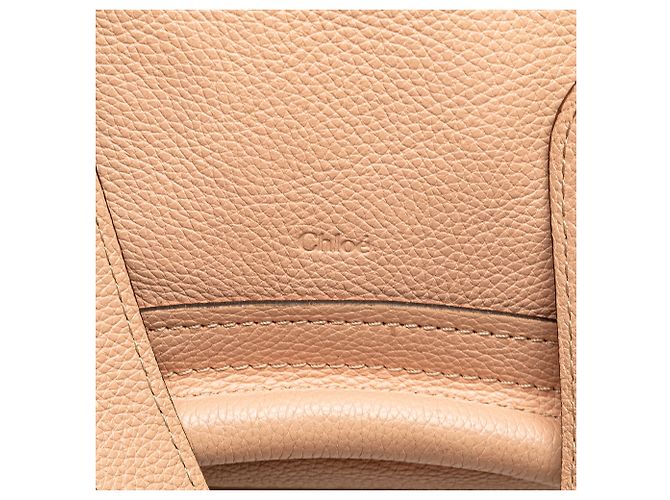 Chloé Kleine rosa Leder Paraty Tasche Pink - Ansicht 8