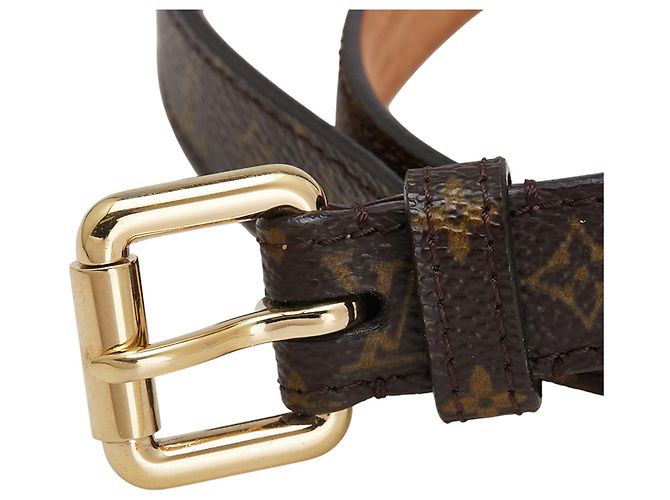 Cintura Ellipse Monogram Marrone Louis Vuitton - vista 8