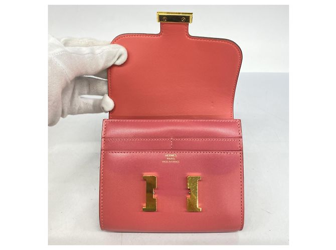 Hermès Constance Compact Tadelakt Rose Lippenstift Geldbörse - Ansicht 3