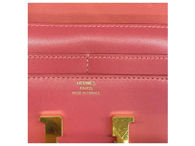 Hermès Constance Compact Tadelakt Rose Lippenstift Geldbörse - Ansicht 4