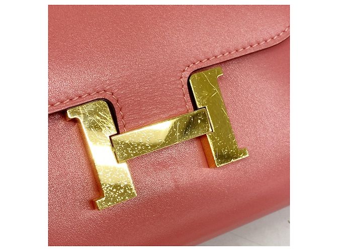 Hermès Constance Compact Tadelakt Rose Lippenstift Geldbörse - Ansicht 8