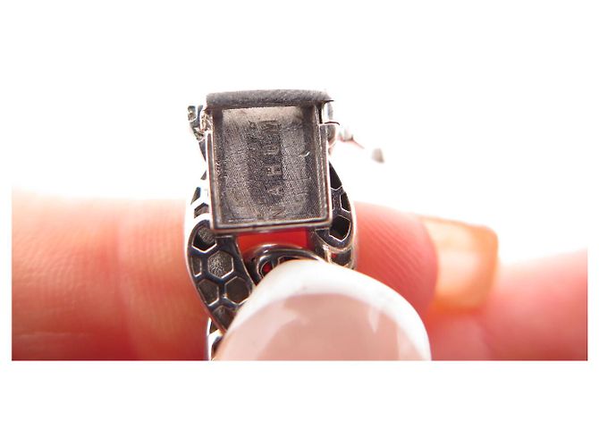 BRACCIALE EDOUARD NAHUM GOURMETTE DIAMANTI 3.12CT IN ORO BIANCO 18K - vista 10