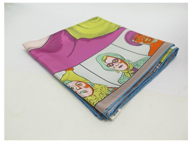 Hermès NUOVO FULARD HERMES DRESS CODE DOUBLE FACE DANIEL CLOWES GRIGIO SETA FULARD - vista 16