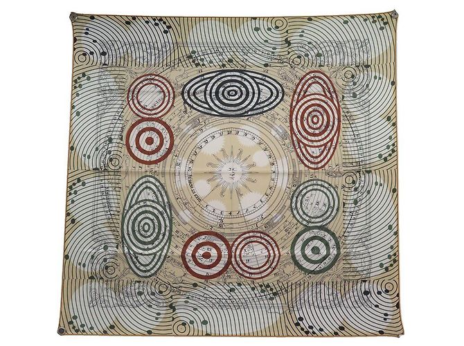 Hermès NUOVO FULARD HERMES ASTRONOMIA ASTROLOGIA DOPPIO LATO SETA 90CM Multicolore - vista 2